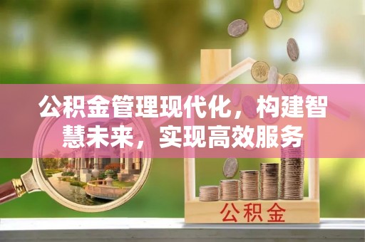 赤水公积金管理现代化，构建智慧未来，实现高效服务