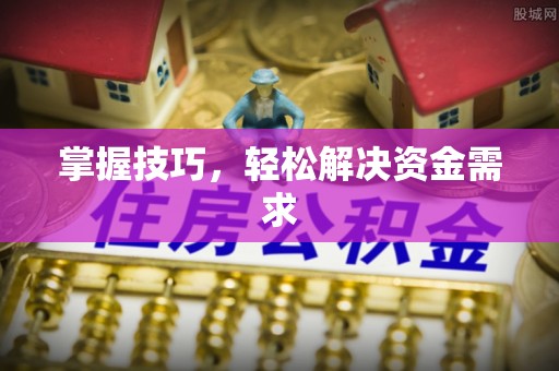 赤水掌握技巧，轻松解决资金需求