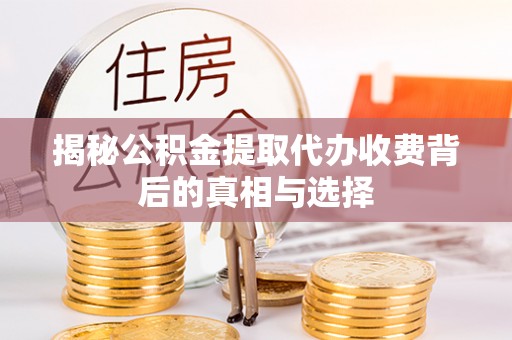 赤水揭秘公积金提取代办收费背后的真相与选择