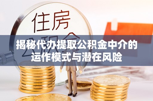 赤水揭秘代办提取公积金中介的运作模式与潜在风险