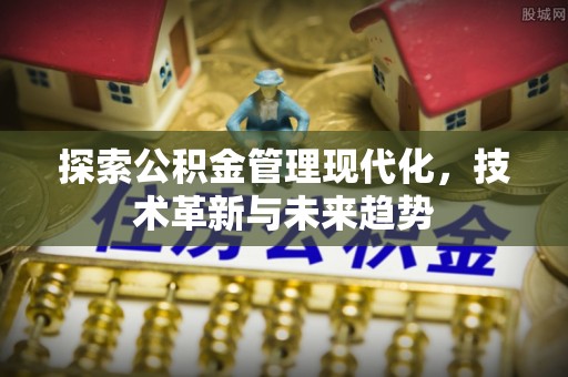 赤水探索公积金管理现代化，技术革新与未来趋势