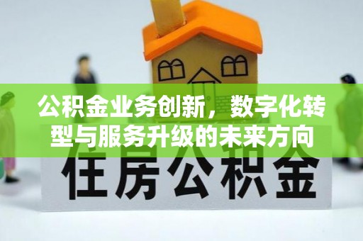 赤水公积金业务创新，数字化转型与服务升级的未来方向