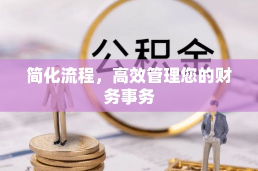 赤水简化流程，高效管理您的财务事务